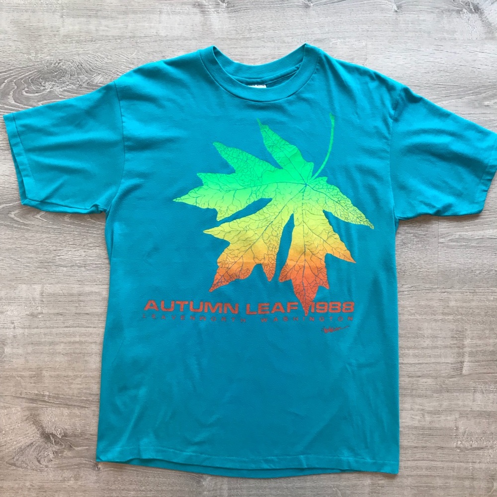 1988 Leavenworth Autumn Leaf Festival Shirt Sz XL